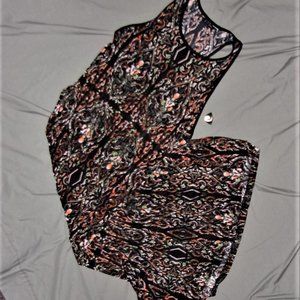 size 3x 3 x  womens festival boho white black pretty casual wear dress maxi